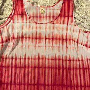 SILKY OMBRÉ A-LINE TANK 4X